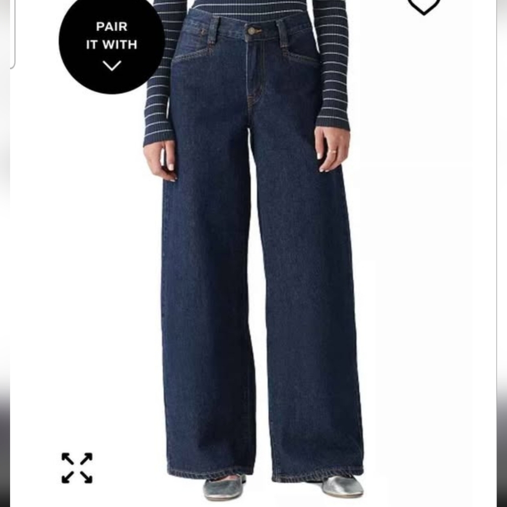 Levi's Women's Indigo Wide Leg Jeans